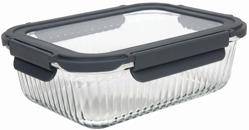 Cookinglife Glas Vorratsdosen Boro Lines 1,5 Liter - 2 Stück