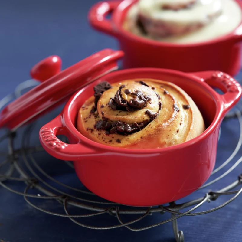 Set de 4 mini cocottes cerámicas Staub