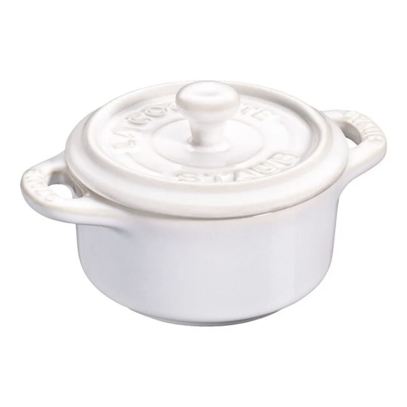 Set de 4 mini cocottes cerámicas Staub
