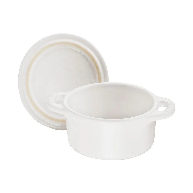Set de 4 mini cocottes cerámicas Staub