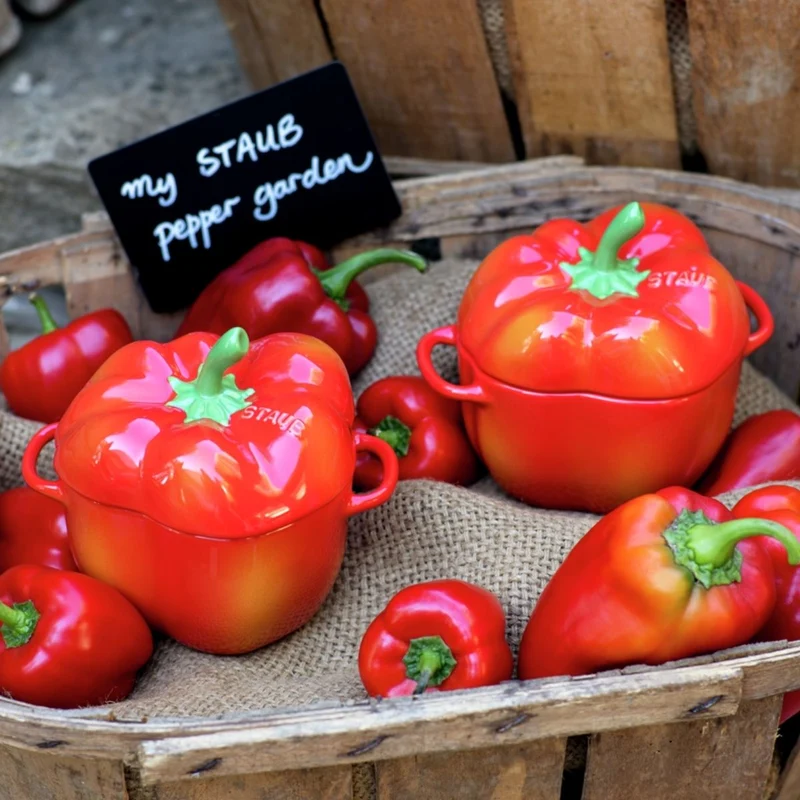 Mini cocotte cerámica hortalizas Staub