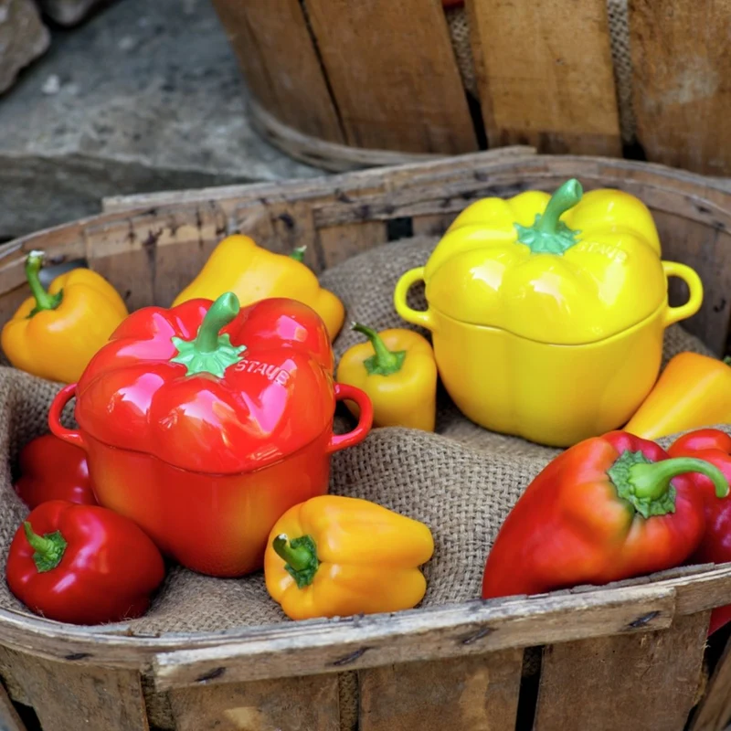Mini cocotte cerámica hortalizas Staub