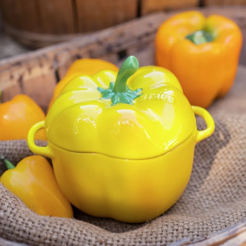 Mini cocotte cerámica hortalizas Staub