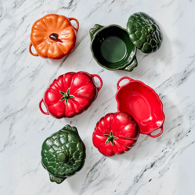 Mini cocotte cerámica hortalizas Staub