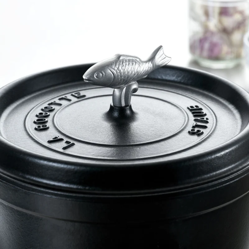 Pomo de acero inoxidable para cocotte Staub