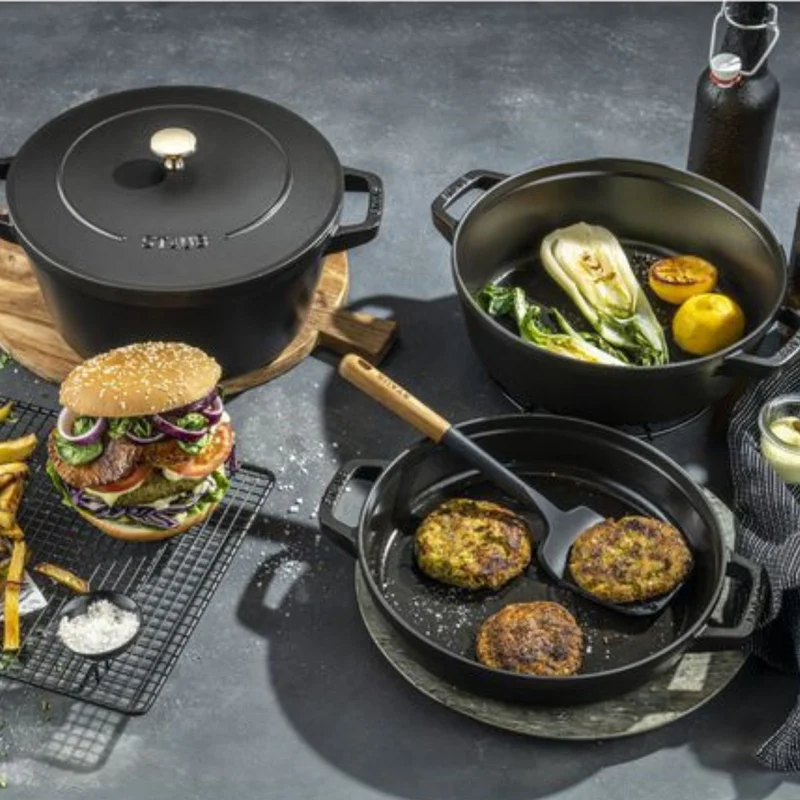 Set de 4 piezas de hierro fundido apilables Staub