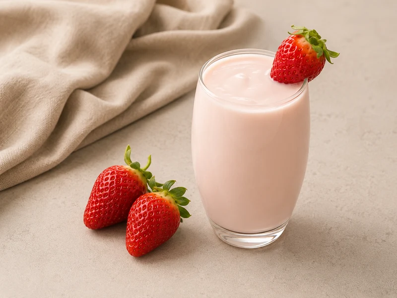Aardbeien shake grootverpakking 210-510gr