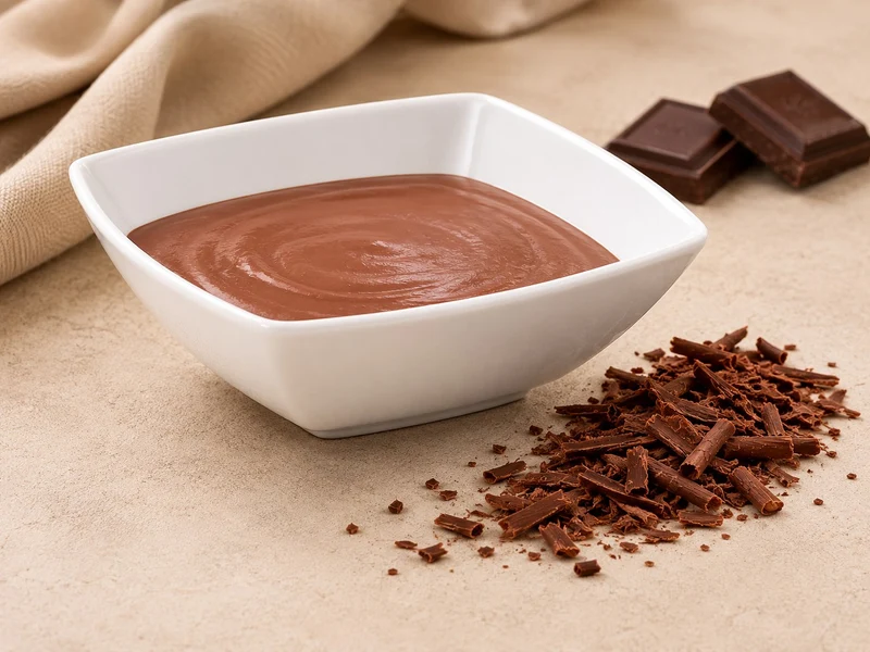 Chocolade pudding bakje kant en klaar