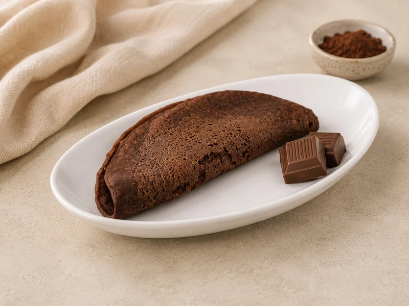 Pannenkoek chocolade banaan proteïne