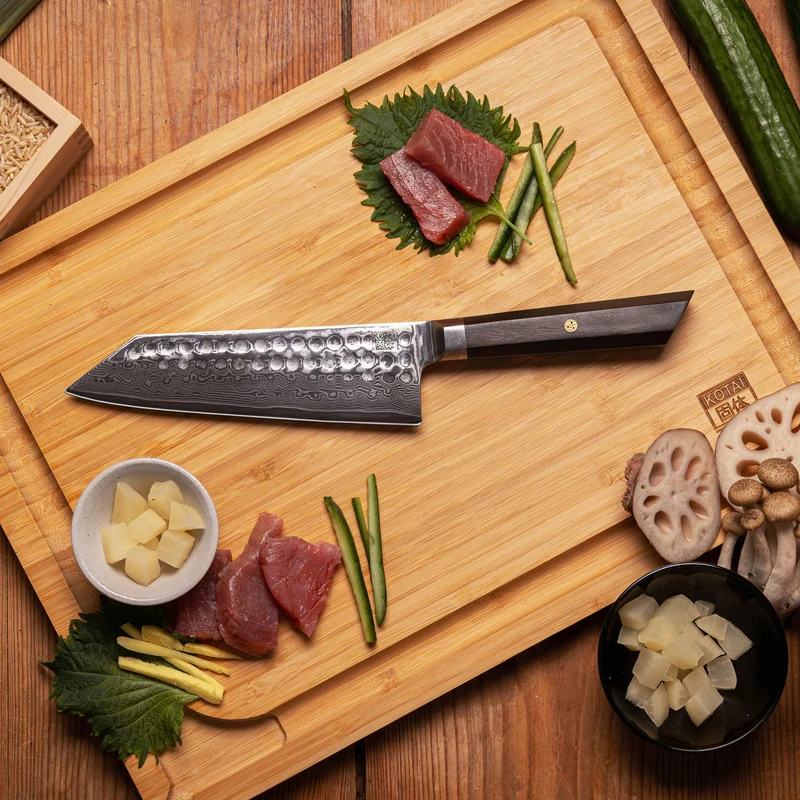 KOTAI Bunka Damascus Santoku 17 cm