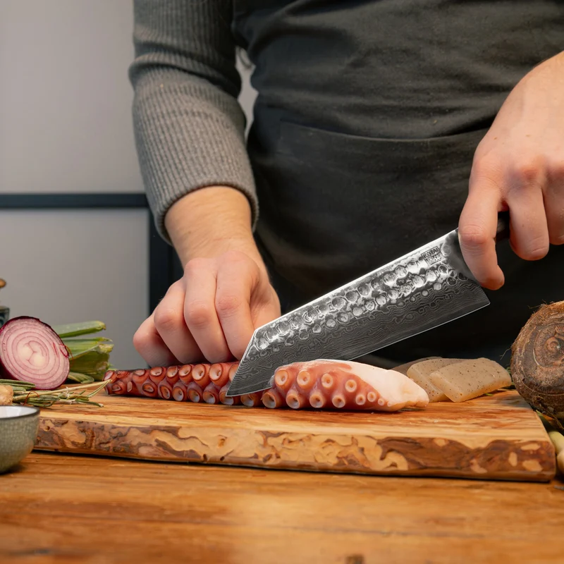 KOTAI Bunka Damascus Santoku 17 cm