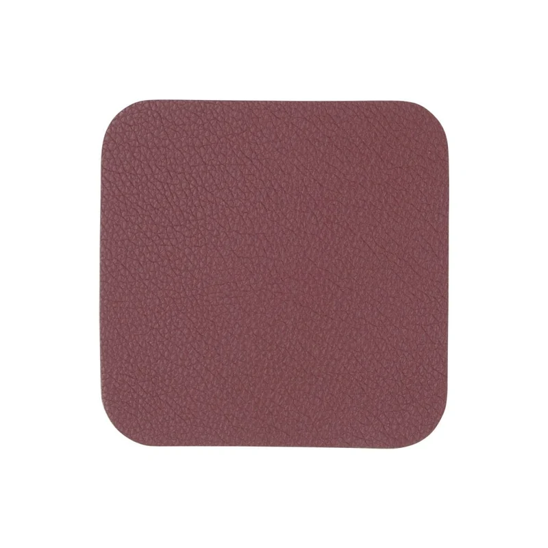 ASA Selection "table tops leder" Glasuntersetzer plum 4er Set