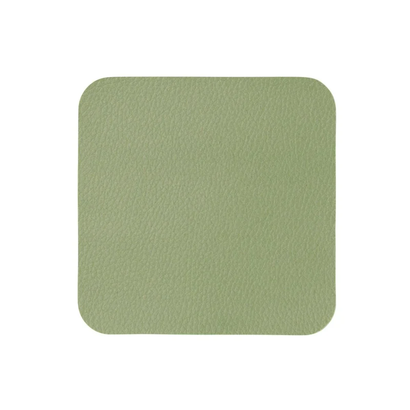 ASA Selection "table tops leder" Glasuntersetzer sage 4er Set