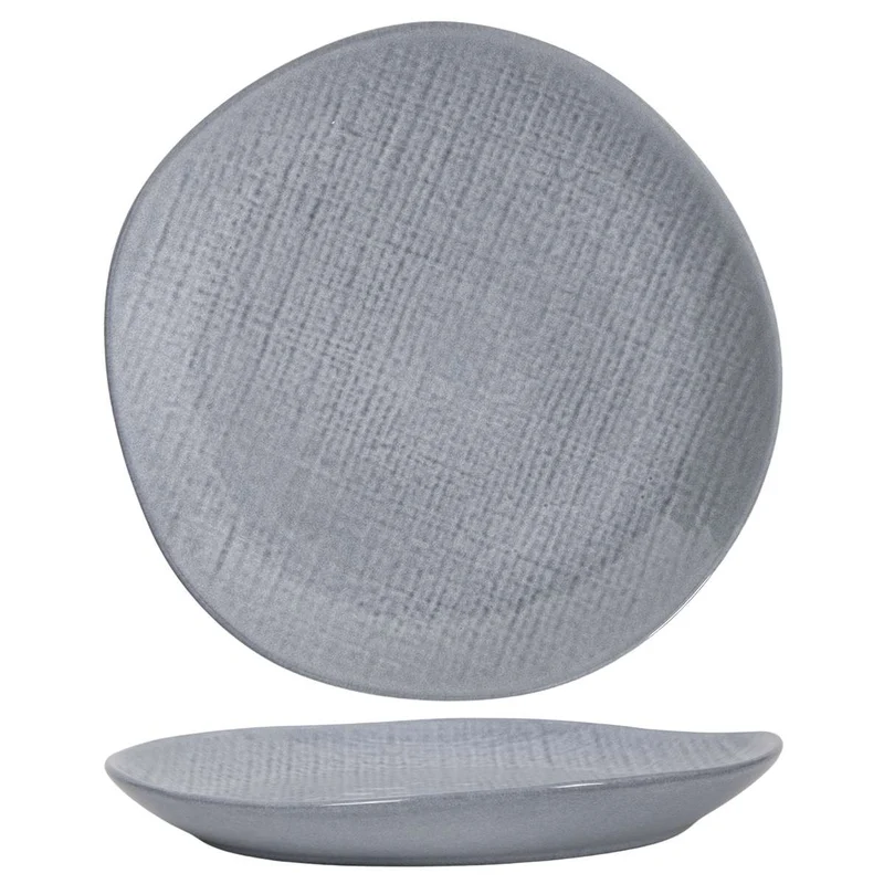Cookinglife Geschirrset Linen Grey 18-teilig / 6 Personen - 6 Speiseteller, 6 Frühstücksteller und 6 Schalen
