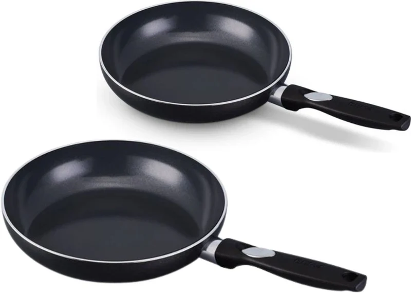 Sola Topfset Pearl 7-teilig Edelstahl - Induktion geeignet - Kochtopf ø 16, 18, 20 cm & Stieltopf ø 16 cm + Bratpfanne ø 24, 28 cm + Bräter ø 24 cm