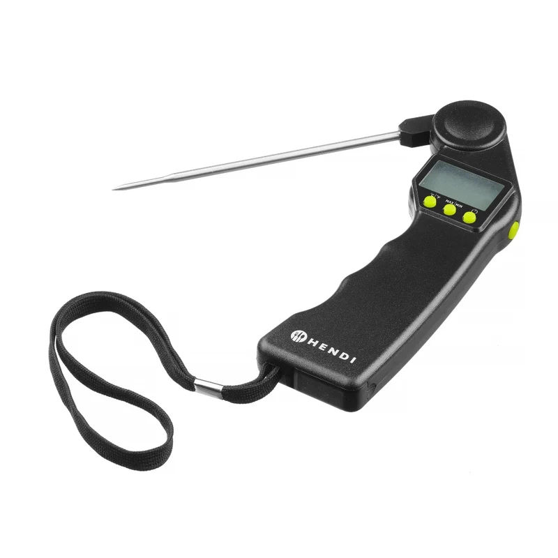 Digitale thermometer met opvouwbare sonde