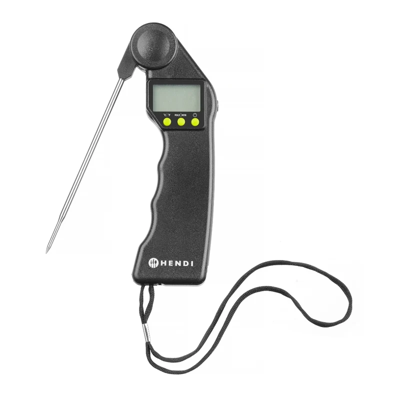 Digitale thermometer met opvouwbare sonde