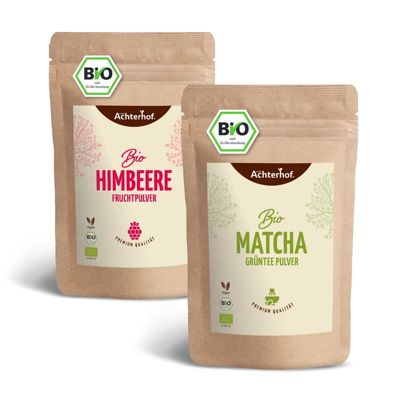 Bio Raspberry Matcha Set