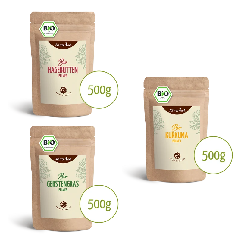 Goldene Milch Mischung 3er Bio Set