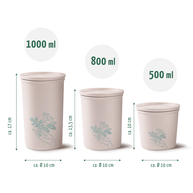 Goldene Milch Mischung 3er Bio Set + Frischhaltedosen
