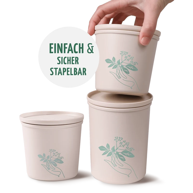 Goldene Milch Mischung 3er Bio Set + Frischhaltedosen