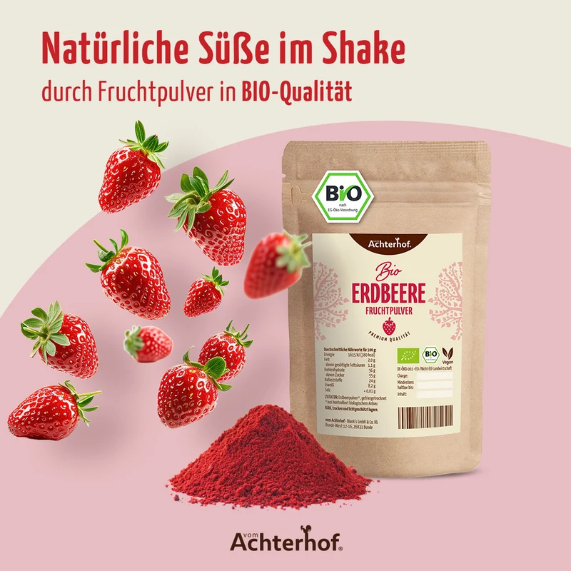 Bio Erdbeer Protein Shake Set