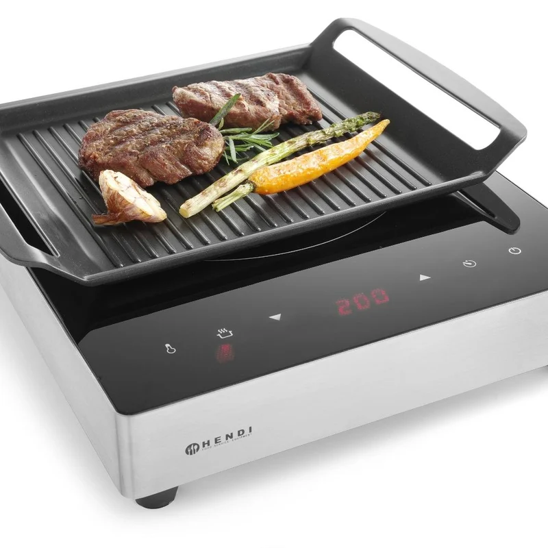 Grillplaat voor inductiekookplaten