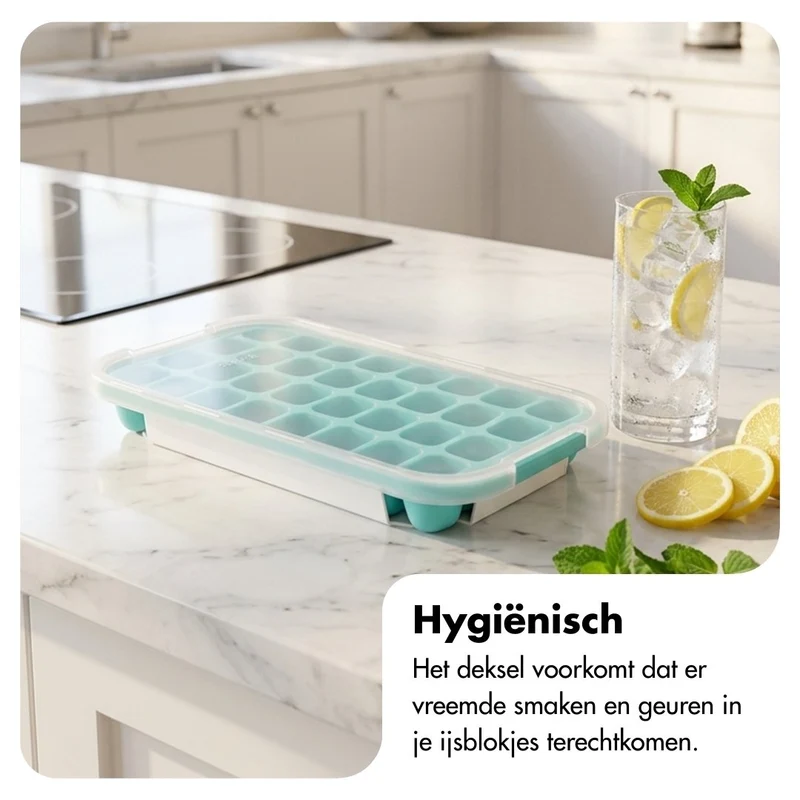 IJsblokjesvorm met deksel