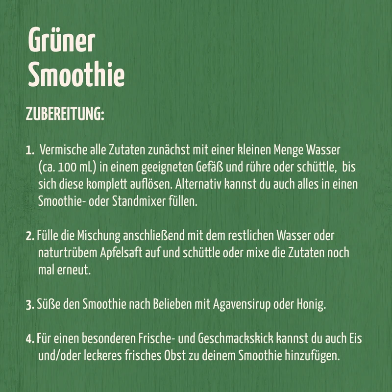 Grüner Smoothie Bio Set