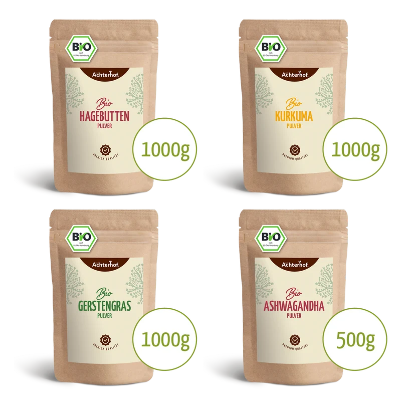 Goldene Milch Mischung 4er Bio Set – Maxi