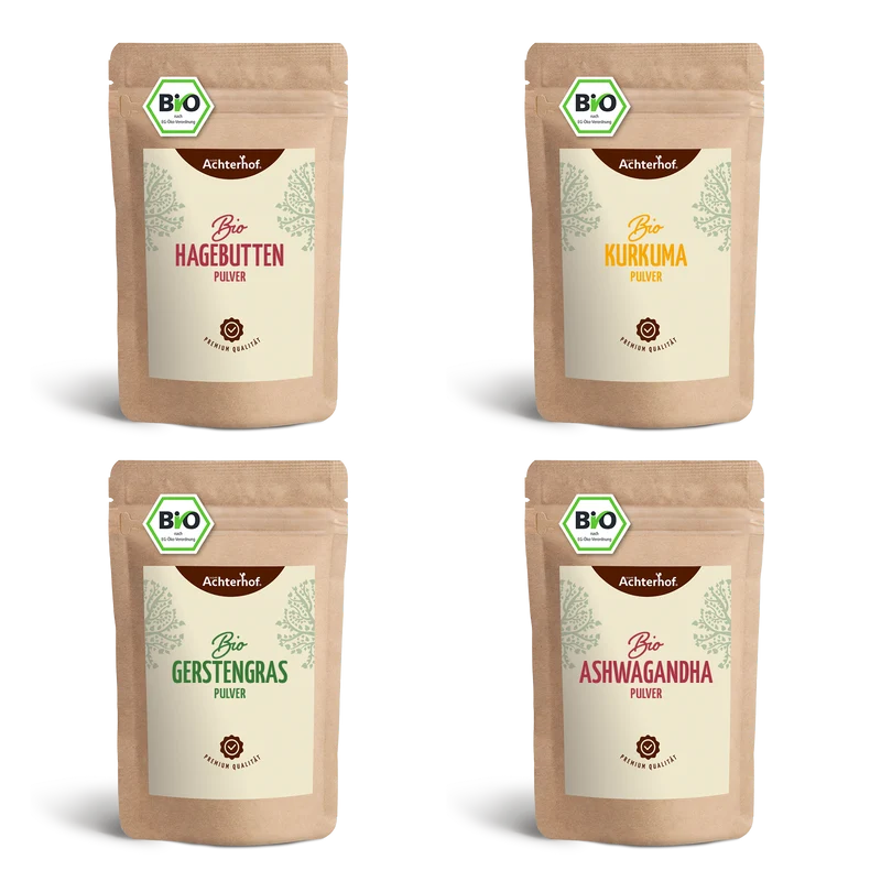 Goldene Milch Mischung 4er Bio Set
