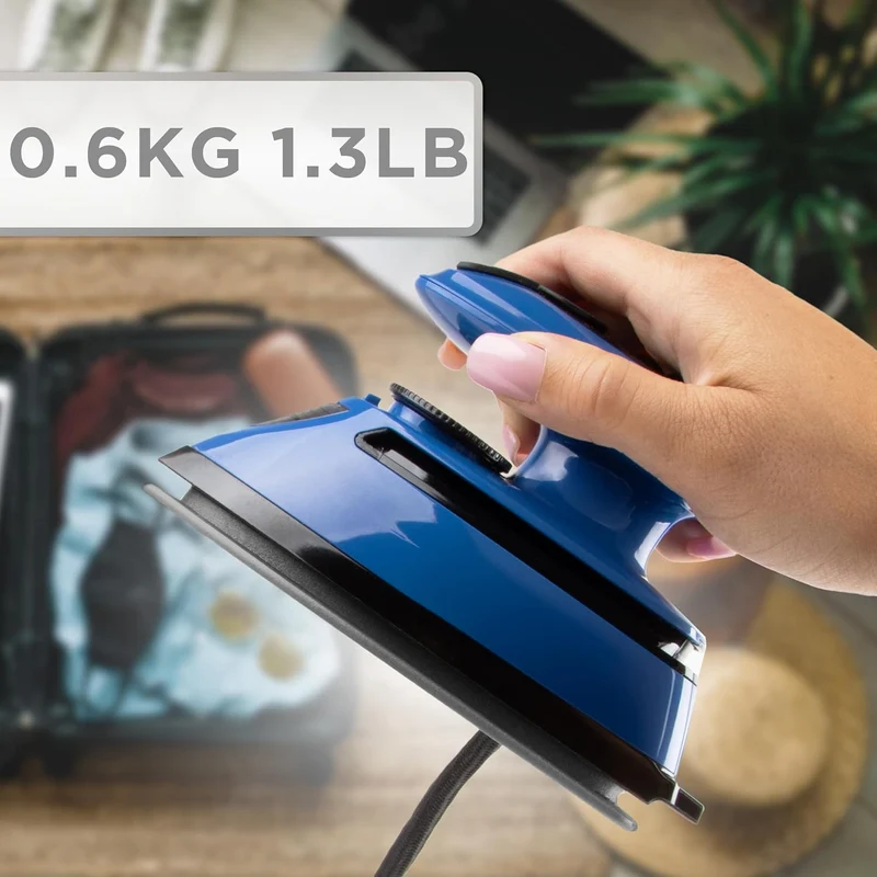 Duronic SI4 BB Mini Reisebügeleisen, 420W Mini Bügeleisen, Dampfbügeleisen 30ml Wassertank, kleines Reisebügeleisen dampf, Handbügeleisen Keramikfläche, für Kleidung nähen, 2 Betriebsspannungen