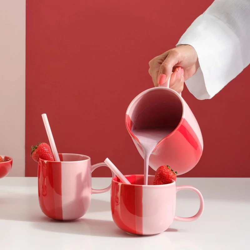ASA Selection "joy" hoher Henkelbecher, strawberry smoothie