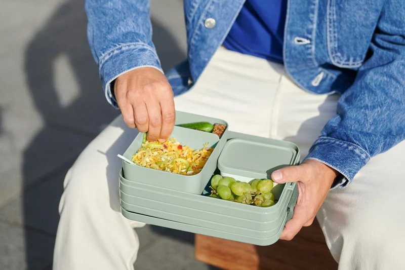 Mepal Brotdose / Lunchbox Take a Break Nordic Sage Large - mit 2 Bento-Boxen