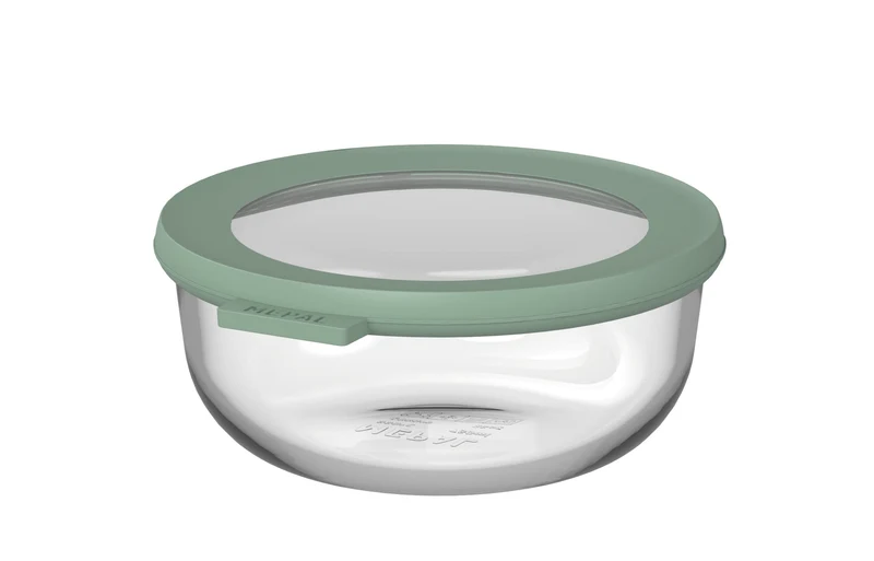 Mepal Glas Frischhaltedose Cirqula Nordic Sage Rund - 750 ml