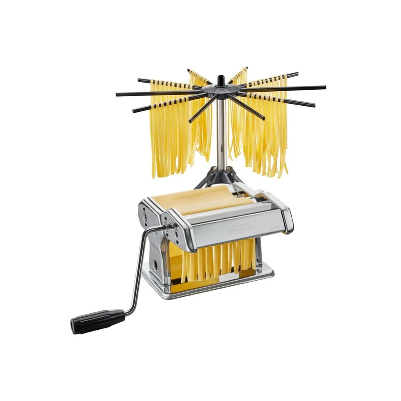 Set para pasta fresca con máquina de acero inoxidable PERFETTA y secador DIVERSO Gefu