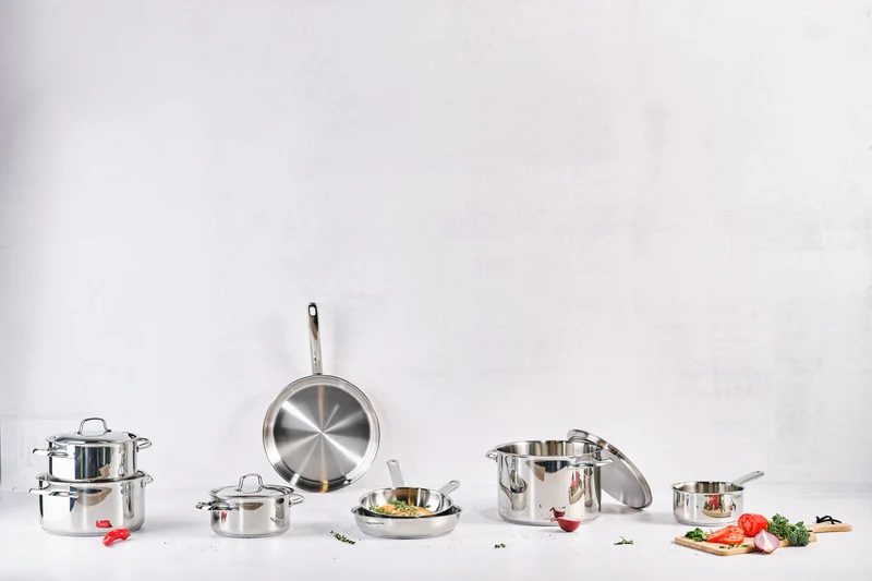 Cookinglife Bratpfannenset Superior Ø 24 und 28 cm – geeignet für alle Wärmequellen – ohne Antihaftbeschichtung