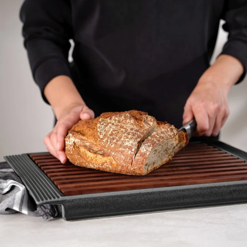 ASA Selection "kitchen'art" Brotschneidebrett, black