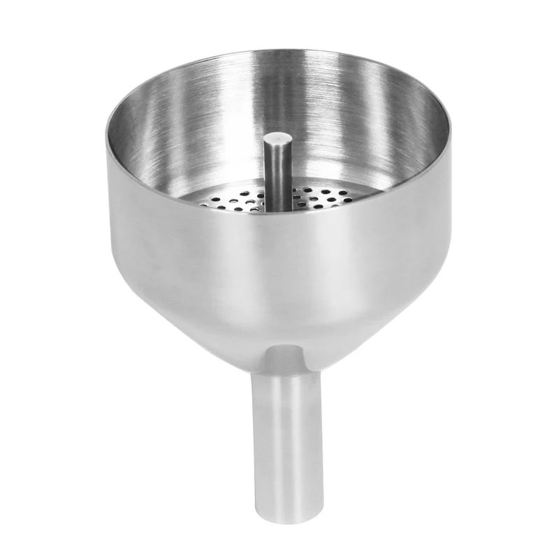 Embudo de acero inoxidable para conservas con adaptadores Cristel