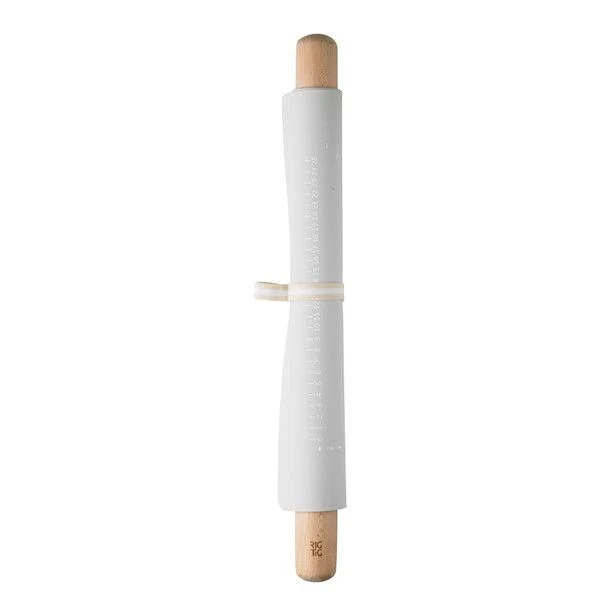 RIG-TIG BAKE-IT Teigroller und Backunterlage light grey