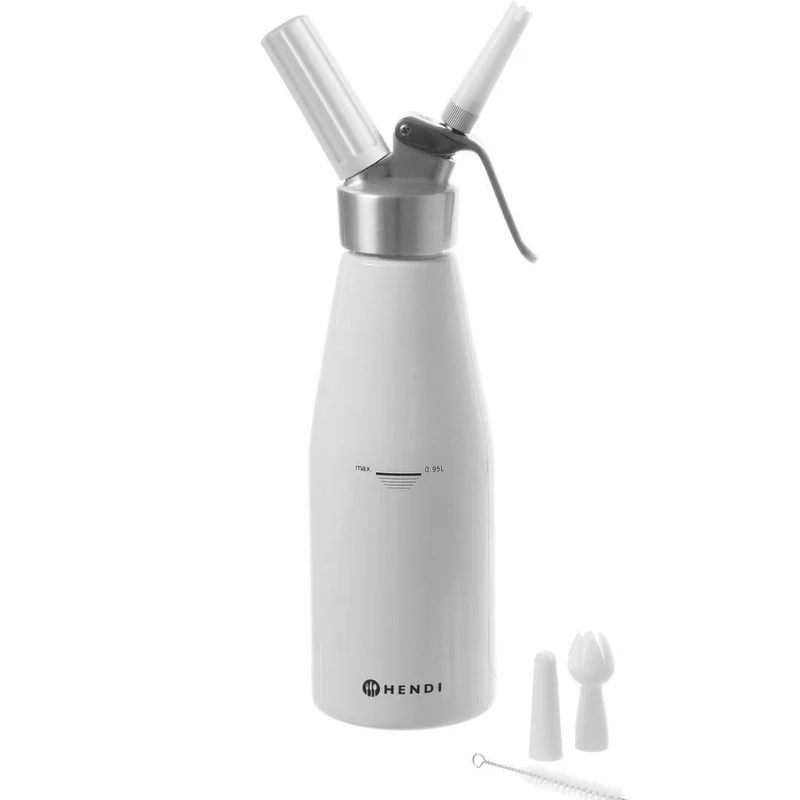 Slagroomapparaat Kitchen Line wit 0,5 liter
