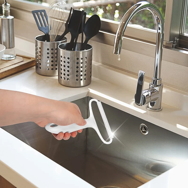 Duronic MFS2 Fusselentferner | Tragbarer Fusselrasierer mit 2 Funktionen | Bürste gegen Tierhaare | 2 Stück Teppichschaber mit ergonomischem Griff | Für Polstermöbel, Wäsche und Fellpflege geeignet
