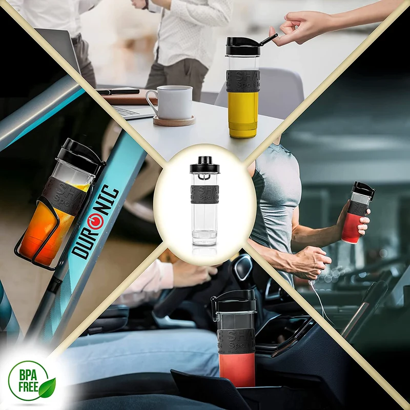 Duronic BB5 Trinkflasche für Standmixer | 570 ml Inhalt | BPA Frei | Passend zu BL510 Mixer für Smoothies und Shakes | Proteinshake, Fitness Drink, Babynahrung