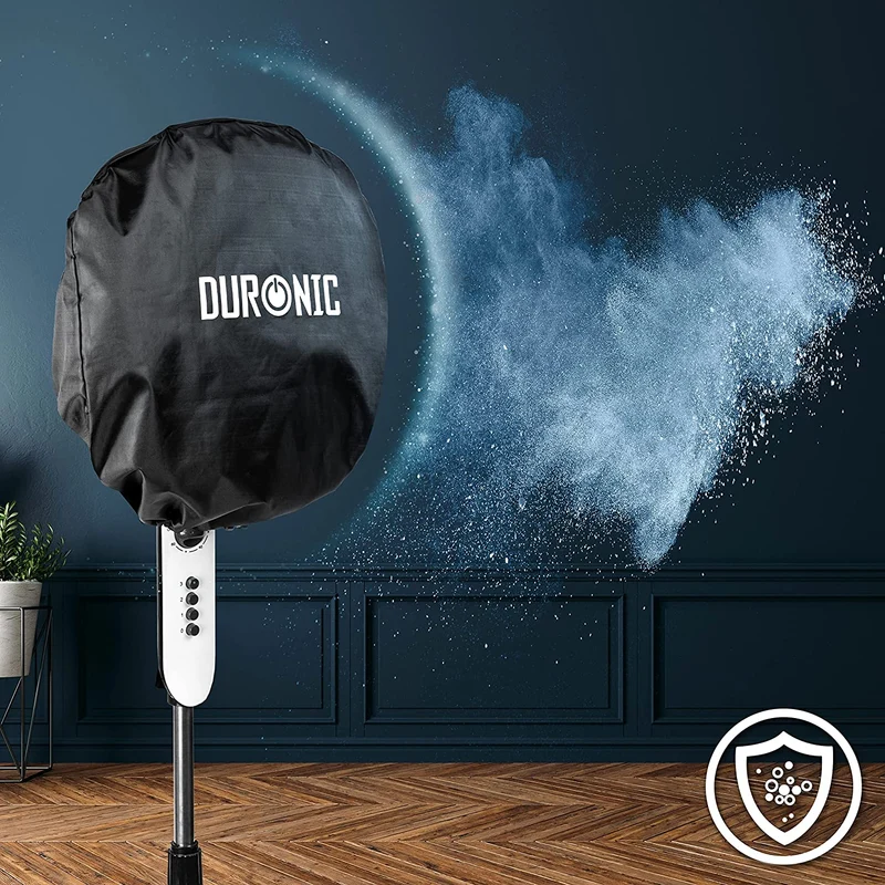 Duronic FAN COVER Ventilator Staubschutz | Haube für Ventilatoren bis 40 cm | Abdeckung für Standventilator Tischventilator | Schutzhülle Schutzabdeckung Abdeckhaube für Tischventilator Wandventilator