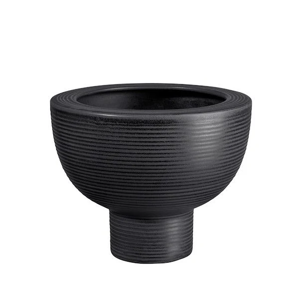 ASA Selection "midoro" Übertopf 20 cm black