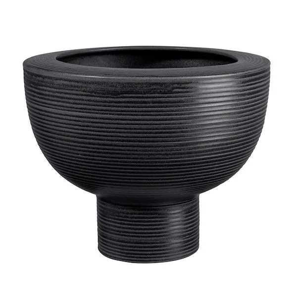 ASA Selection "midoro" Übertopf 24 cm black