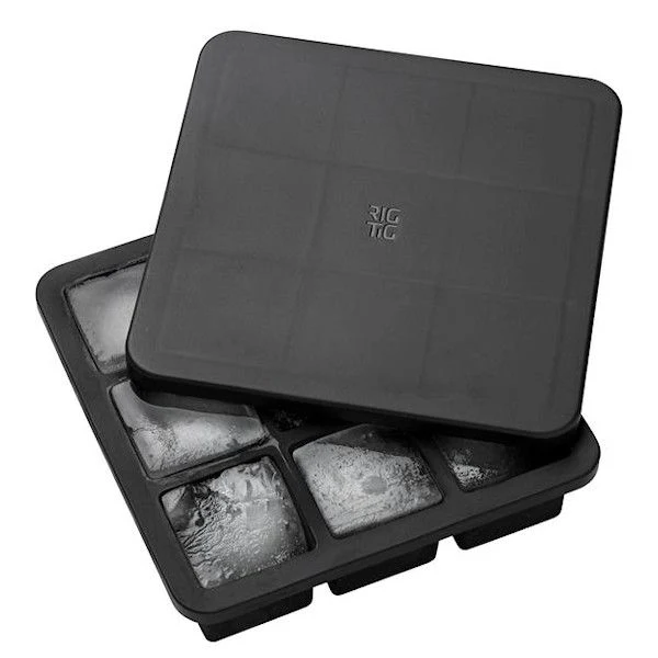 RIG-TIG FREEZE-IT Eiswürfelbox mit Deckel Höhe 5 cm schwarz