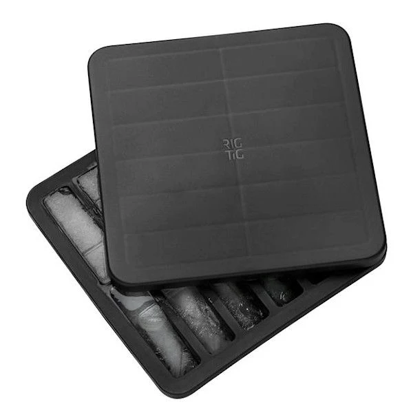 RIG-TIG FREEZE-IT Eiswürfelbox mit Deckel Höhe 2,5 cm schwarz
