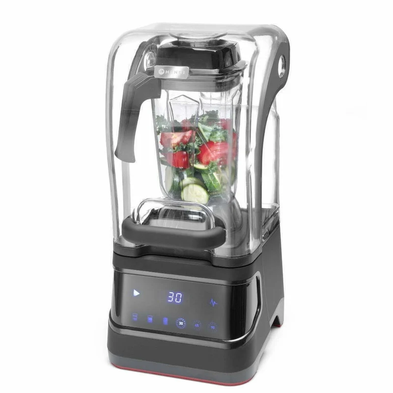 Digitale blender met geluiddempende kap BPA-vrij