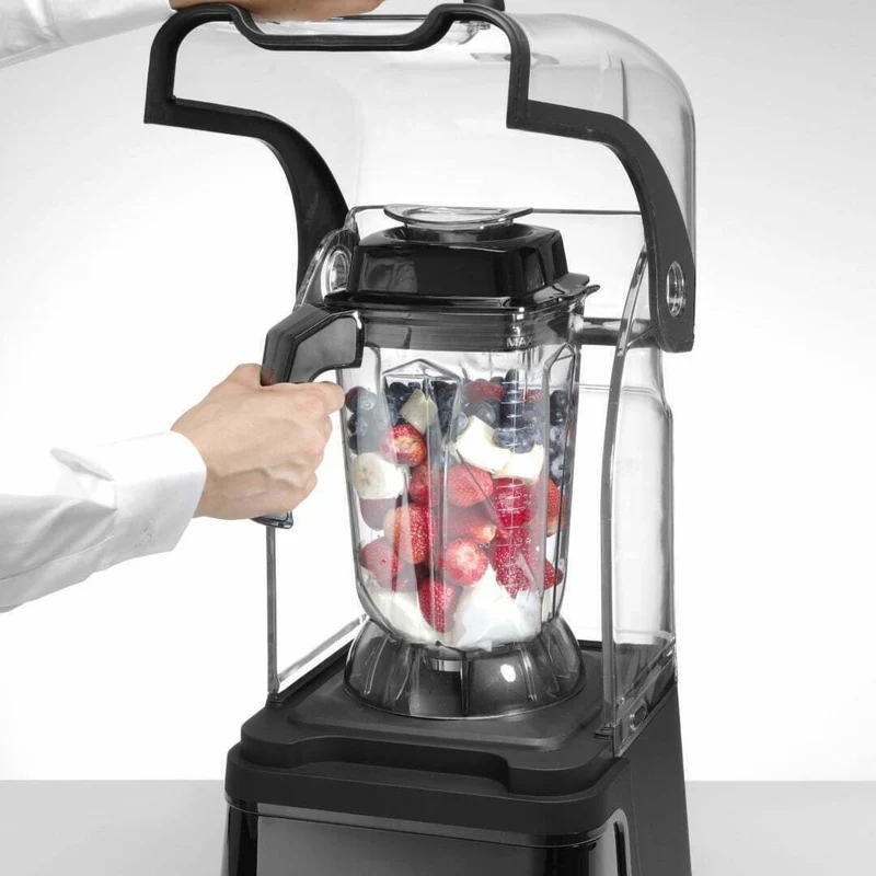 Digitale blender met geluiddempende kap BPA-vrij